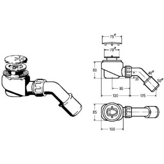 Сифон для поддона Viega Domoplex 364755
